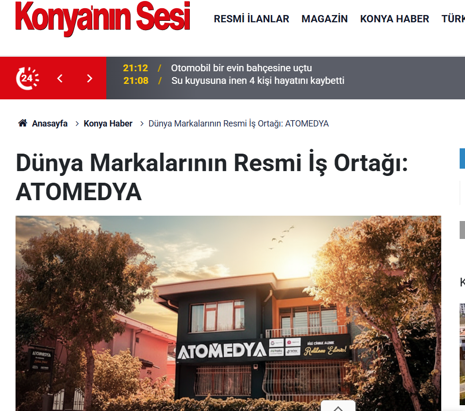 Dünya Markalarının Resmi İş Ortağı: ATOMEDYA REKLAM AJANSI