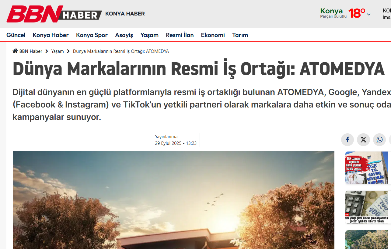 Dünya Markalarının Resmi İş Ortağı: ATOMEDYA
