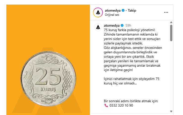 75 kuruş farkla psikoloji yönetimi