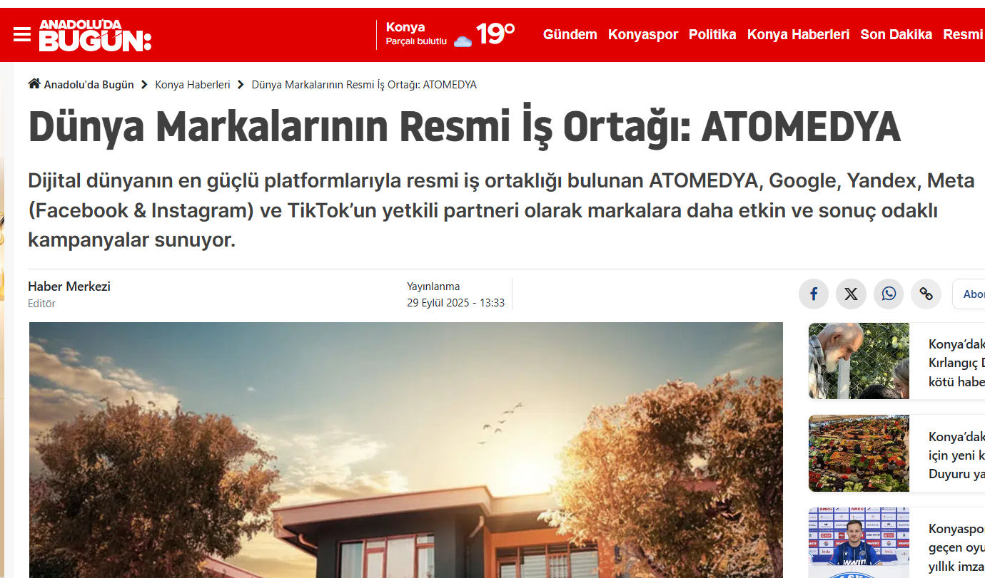 Dünya Markalarının Resmi İş Ortağı: ATOMEDYA
