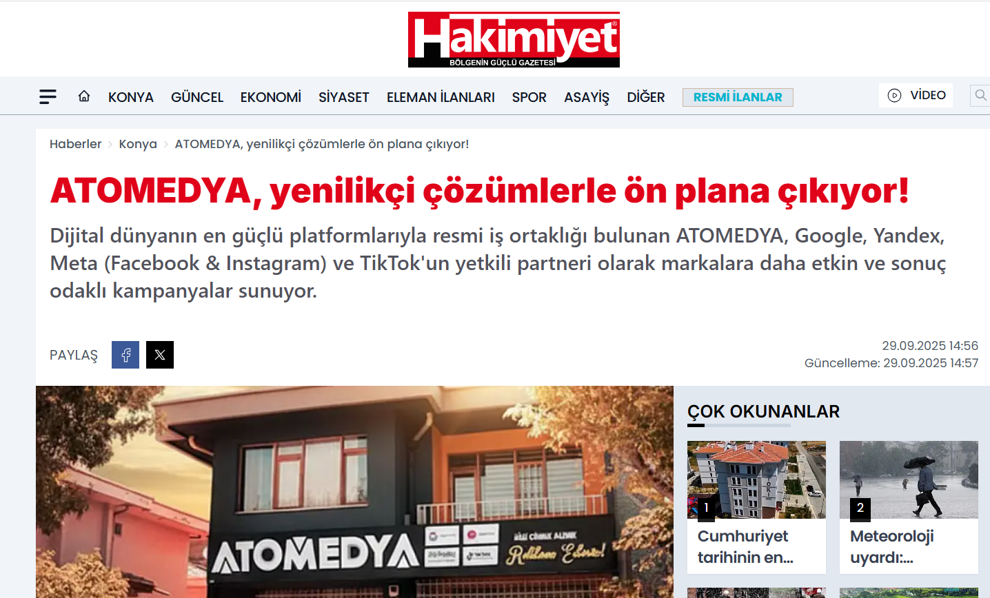 ATOMEDYA, yenilikçi çözümlerle ön plana çıkıyor!